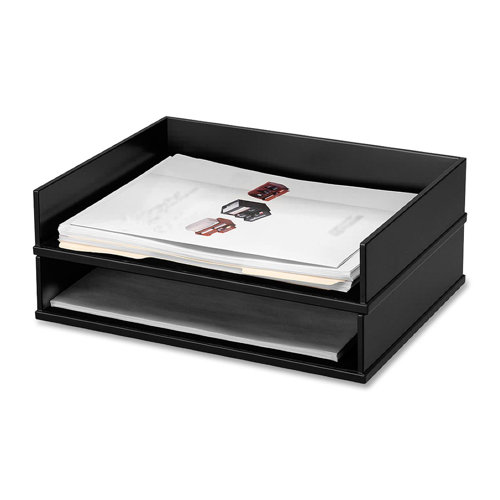 Rebrilliant Stacking Letter Tray Wayfair